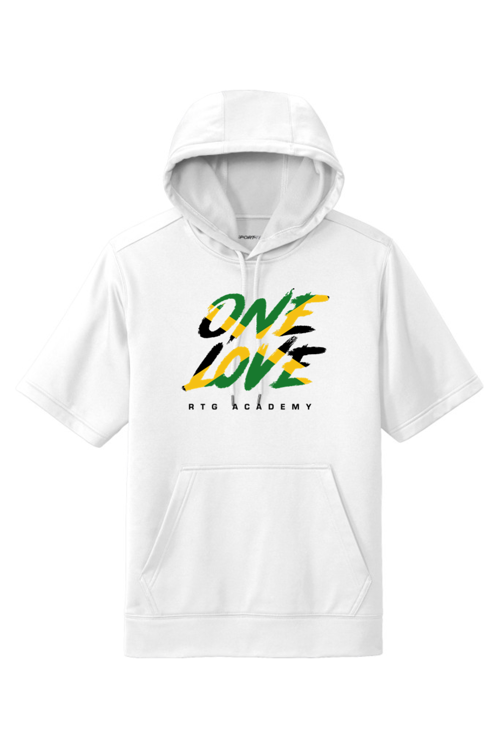 RTG Core | Short Sleeve White Hoodie
