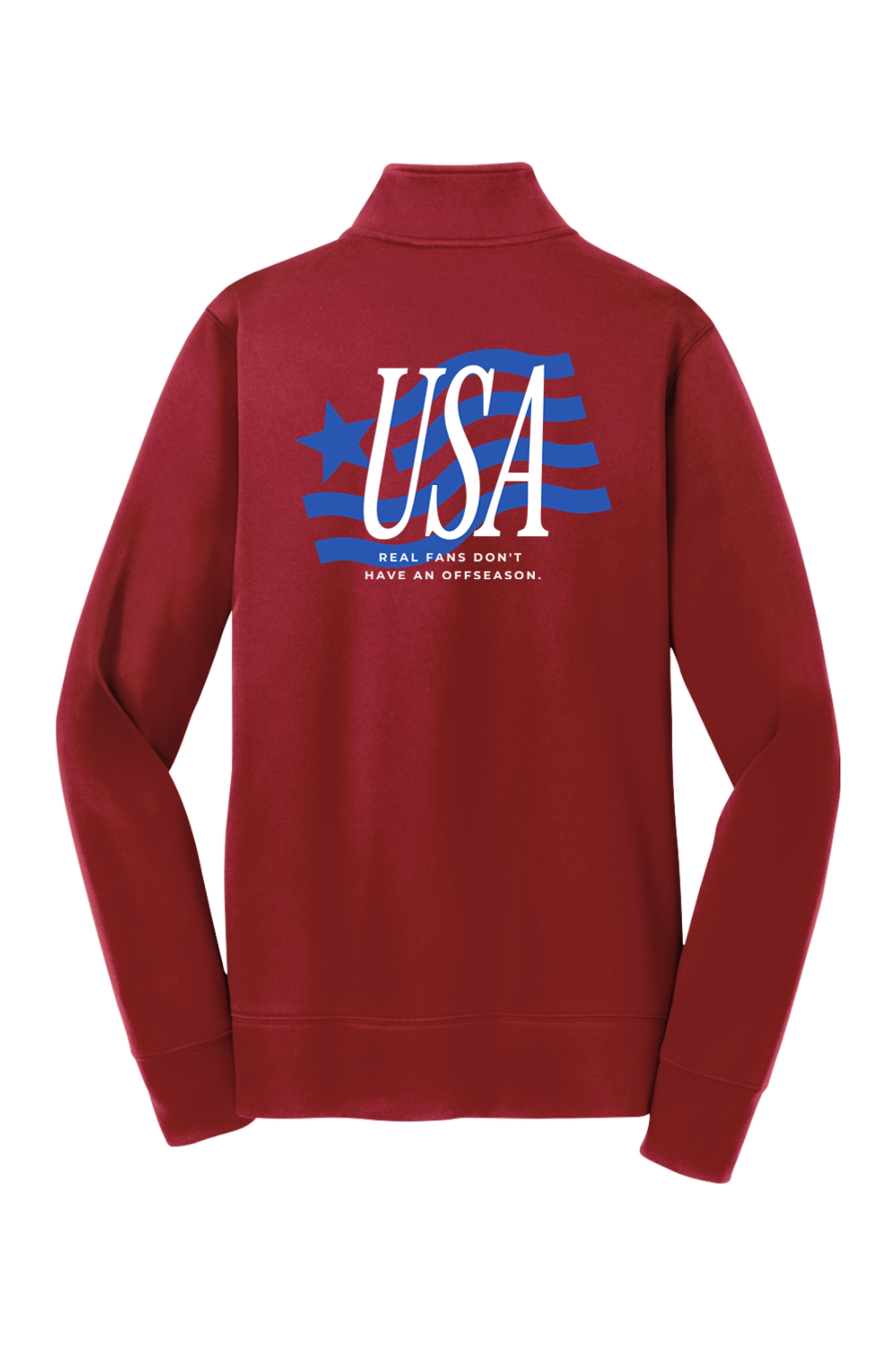 USA Real Fans | Ladies Fleece Full-Zip Jacket