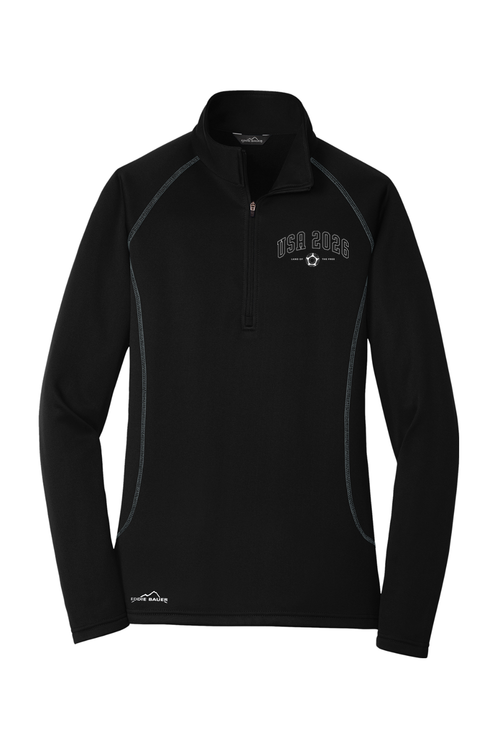 USA | Eddie Bauer Ladies Smooth Fleece 1/2-Zip Sweatshirt