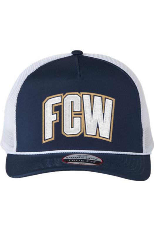 FC Westlake family bundle navy-and-white cap, front view