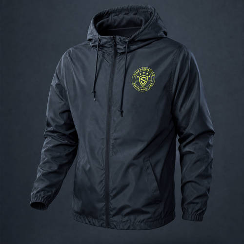 Sting Soccer Sideline | Neon & Navy Unisex Windbreaker
