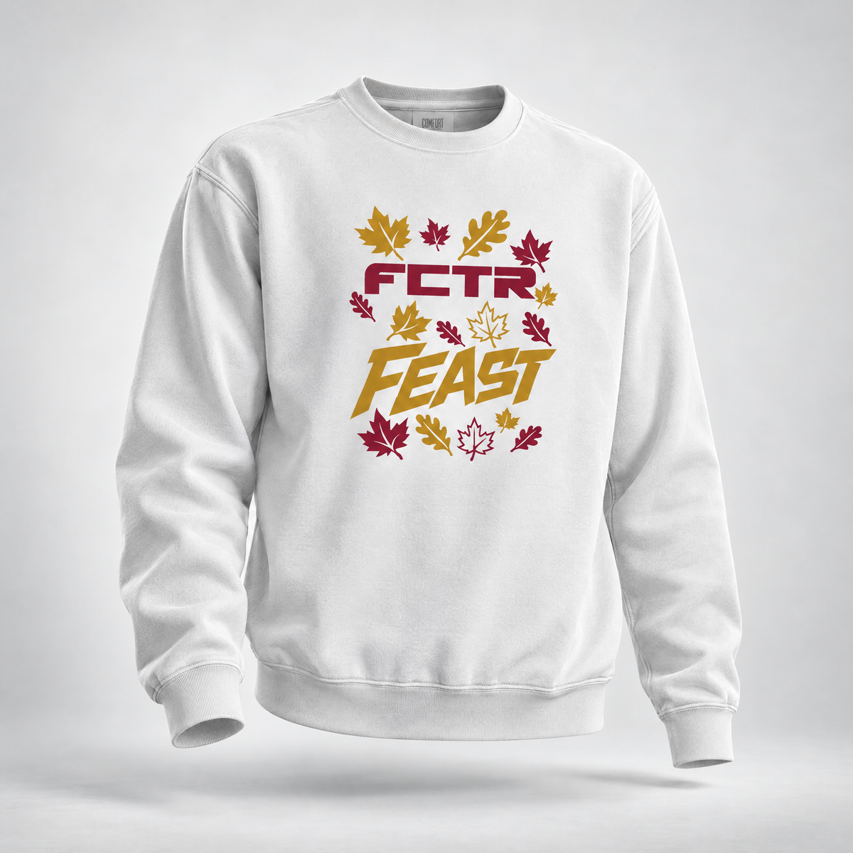 FCTR Feast | Adult Falling Leaves Stack Crewneck Sweatshirt