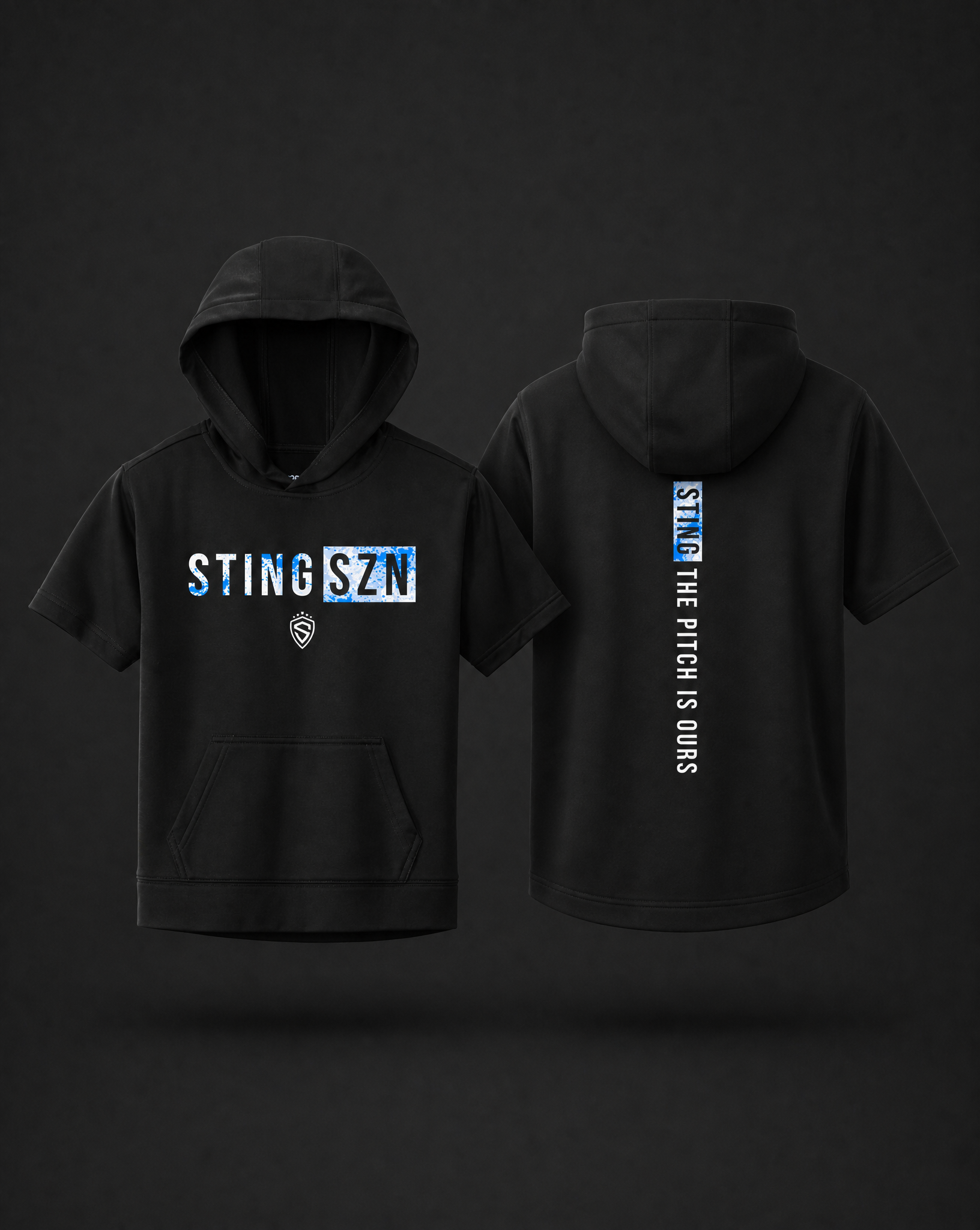 Sting SZN | Youth Sport Fleece SS Hooded Pullover