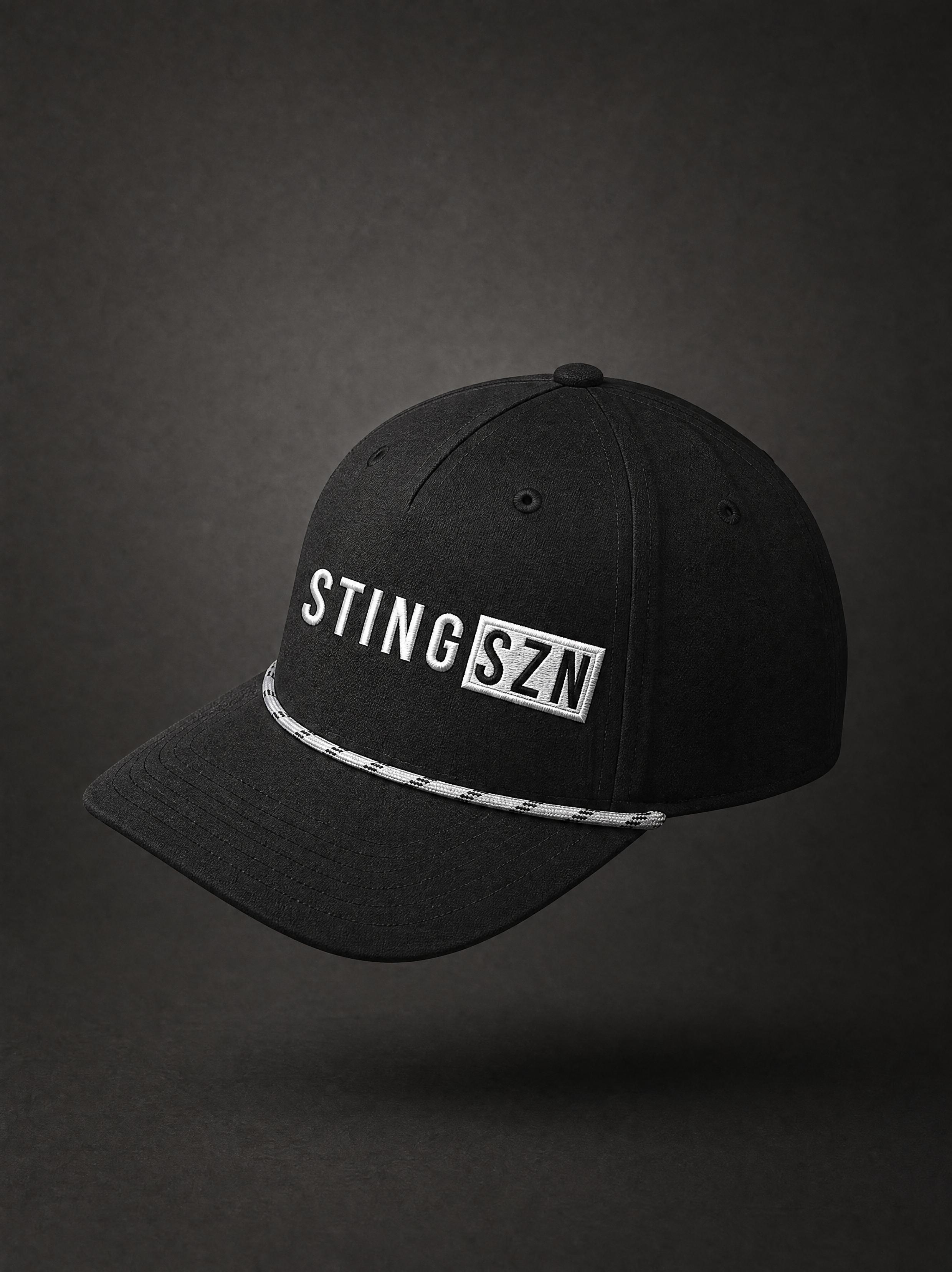 Sting SZN adidas 5 Panel Rope Cap | Hat | Black