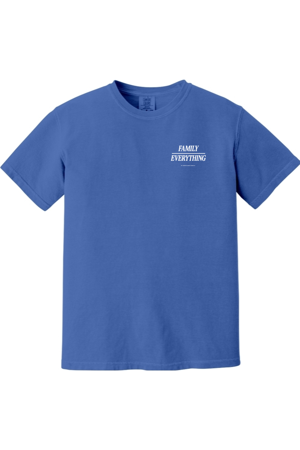 FC Westlake family bundle blue T-shirt, front view
